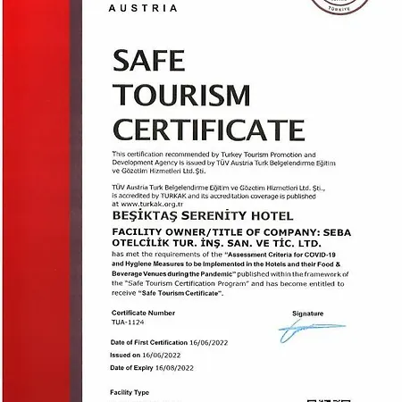 Besiktas Serenity Hotel Istanbul